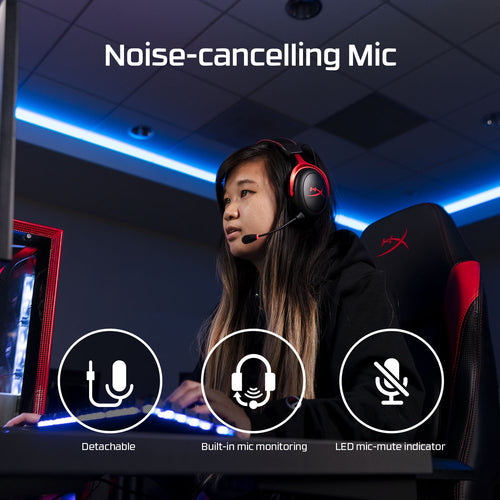 HyperX Cloud II Wireless - Gaming Headset (Black-Red) HyperX Cloud II Wireless - Gaming Headset (Black-Red)